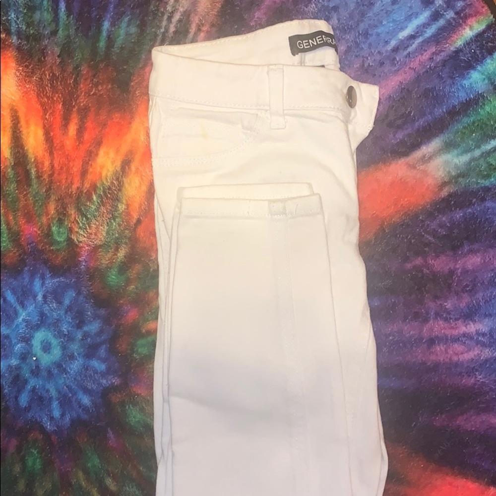 white jeans